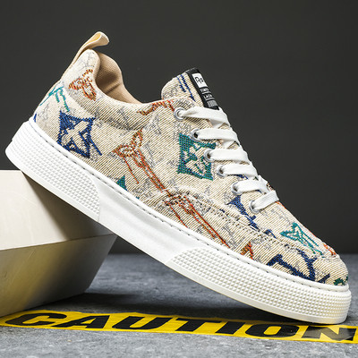 Μόδα ανδρικά casual παπούτσια Άνετα ανδρικά παπούτσια πλατφόρμας Κλασικά παπούτσια καμβά ίσια παπούτσια Ανδρικά παπούτσια Vulcanize