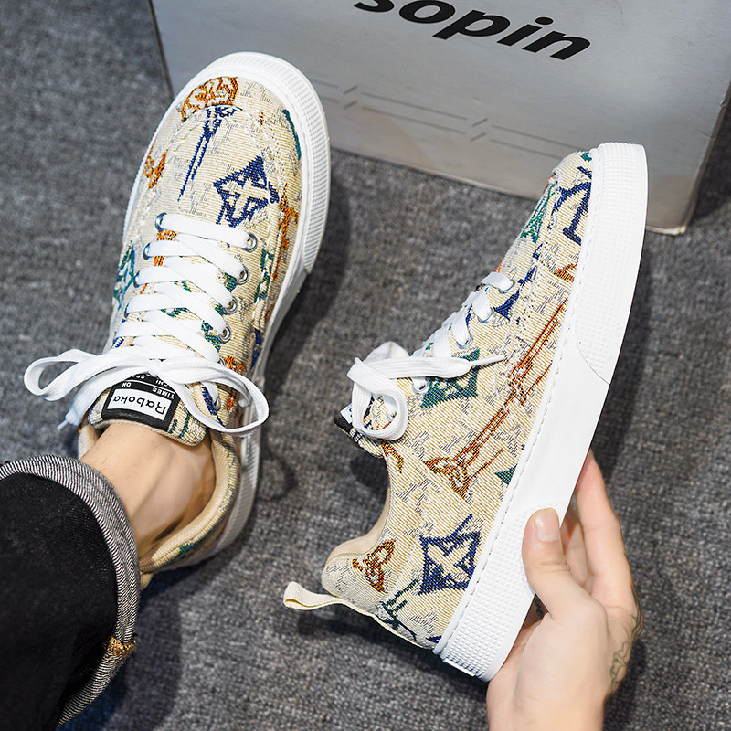 Μόδα ανδρικά casual παπούτσια Άνετα ανδρικά παπούτσια πλατφόρμας Κλασικά παπούτσια καμβά ίσια παπούτσια Ανδρικά παπούτσια Vulcanize