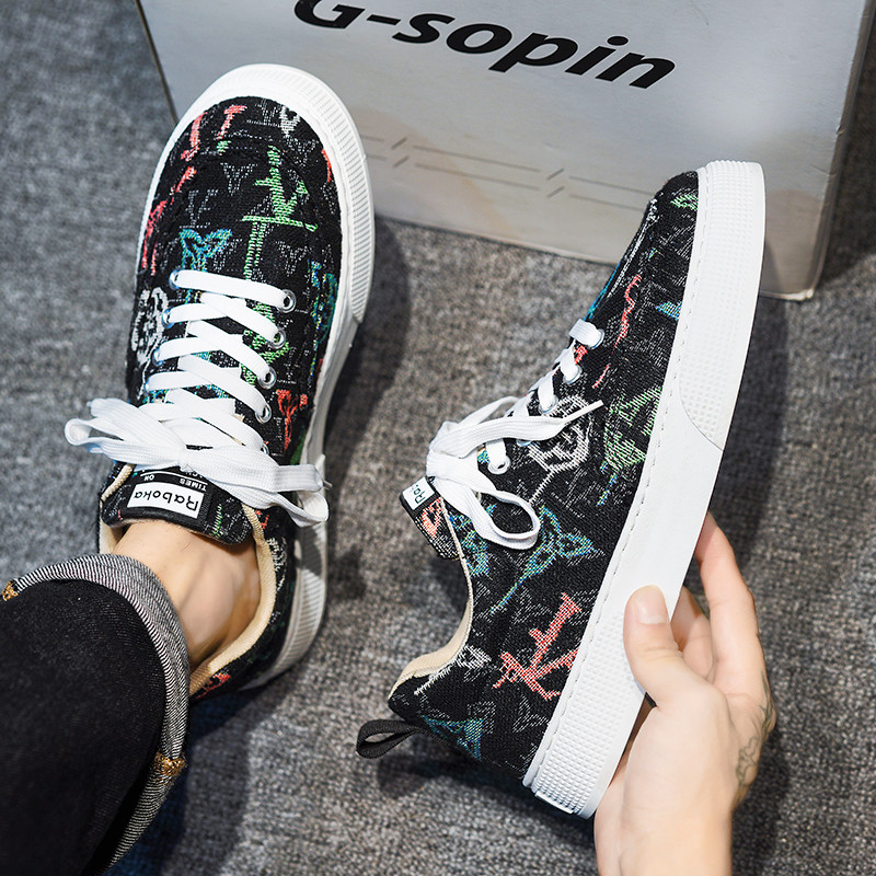 Μόδα ανδρικά casual παπούτσια Άνετα ανδρικά παπούτσια πλατφόρμας Κλασικά παπούτσια καμβά ίσια παπούτσια Ανδρικά παπούτσια Vulcanize