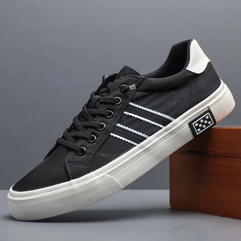 2024. aasta uued kingad meestele Lõuend vabaajajalatsid Mood kevadsuvi hingavad kerged lamedad kingad Trend Meeste jalavarjud SS24102