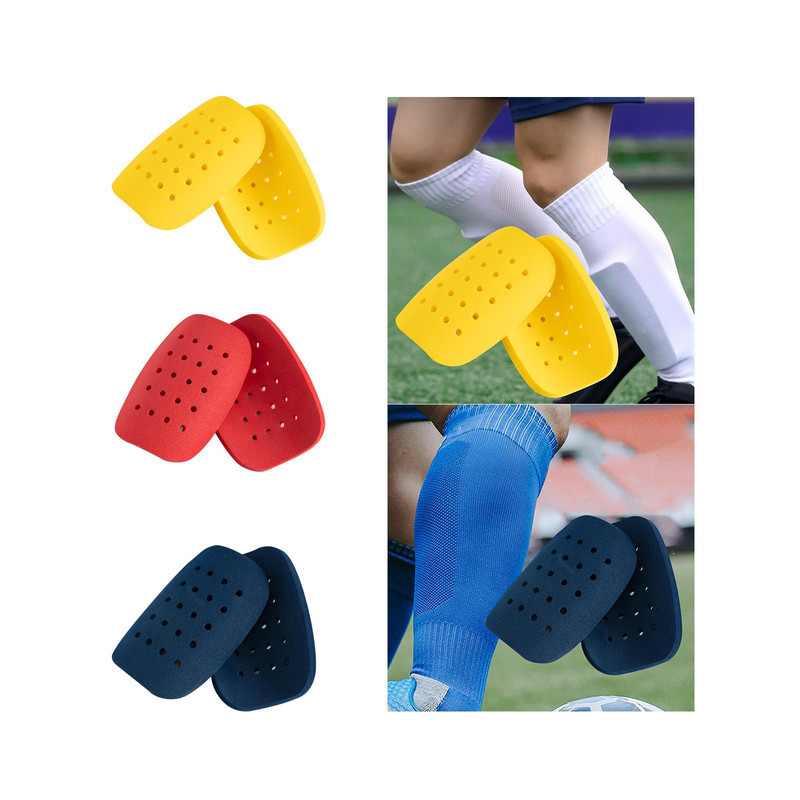 1 ζευγάρι Mini Soccer Shin Guards Soccer Protective Gear Shin Pads Άνετα