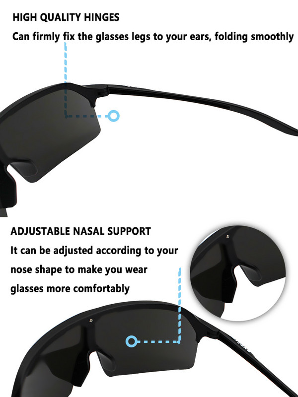 Važiavimo dviračiu akiniai nuo saulės Mtb poliarizuoti sportiniai dviračių akiniai akiniai dviračių kalnų dviračių akiniai vyrų moteriški akiniai dviratininkams