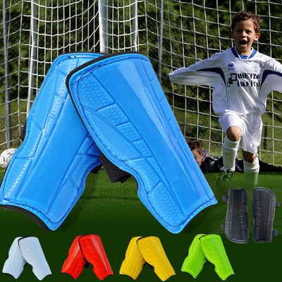 1 Pair Professional Adult Teens Kids Soccer Shin Guard Double Straps Football Training Racing Calf Shin Pads Sport Safety
