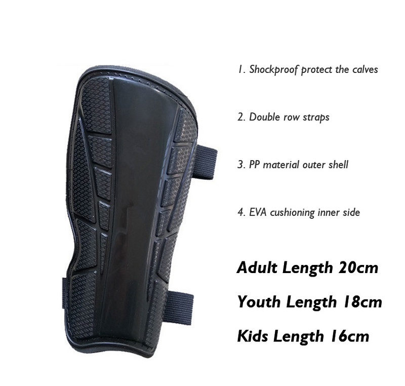 1 paar Professionaalsed Täiskasvanud Teismelised Lapsed Jalgpall Säärkaitse Topeltrihmad Jalgpall Treening Võistlus Sääre säärepadjad Sport Ohutus