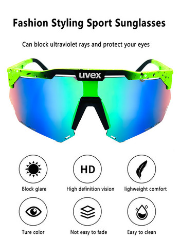 UVEX ποδηλατικά γυαλιά δρόμου Γυαλιά ηλίου για υπαίθριο αθλητικό ποδήλατο MTB γυαλιά ποδηλάτου ανδρικά γυαλιά γυναικεία Προστασία γυαλιά ποδηλάτου