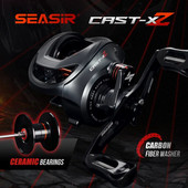 SEASIR Cast X2 Baitcasting Reel 7.3:1 Hybrid Ceramic Bearing Carbon Fiber Washer Σύστημα διπλού ρουλεμάν N52 Brake Fishing Roels