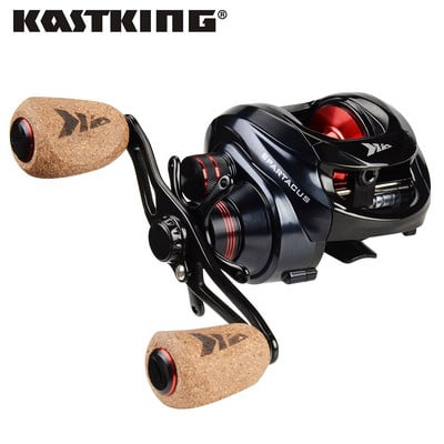 KastKing Spartacus Plus Baitcasting Spole Dual Brake System Spole 8KG Max Drag 11+1 BBs ātrgaitas makšķerēšanas spole