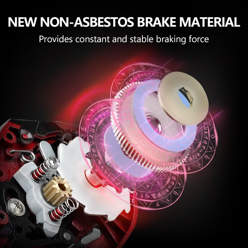 MEREDITHi uus suure kiirusega söödarulli 6,3:1 ülekandearv magevee magevee magnetpidurisüsteem ülikerge kalapüügi CR05 seeria