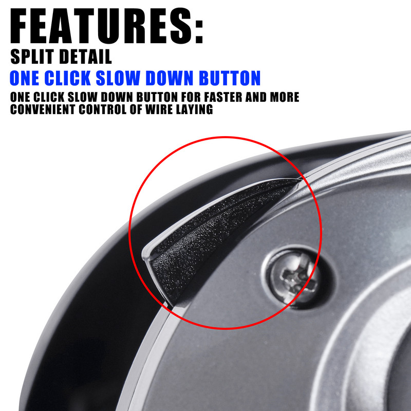 SAMOLLA velika nova ribolovna rola za slanovodni vodootporni morski ribolov 6.3:1 15 KG, metalna baza za lov soma na povlačenje