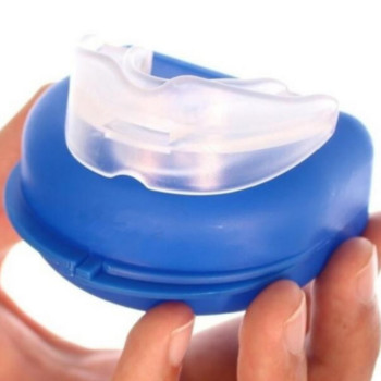 1 τμχ σιλικόνης νυχτερινό προστατευτικό στόματος για σφίξιμο δοντιών Τρίξιμο οδοντικό δάγκωμα βοήθημα ύπνου Δίσκος στοματικής φροντίδας Προσωπική φροντίδα υγείας ύπνος