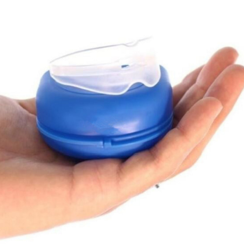 1vnt Silikoninė naktinė burnos apsauga skirta dantims griežti, šlifuoti dantų įkandimą, miegą pagalbinė priemonė burnos dėklas Asmens sveikatos priežiūra miegas