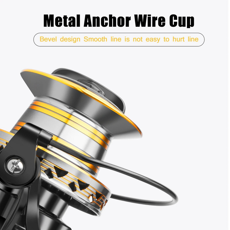 Huidiao ribolovna rola 12000 10000 9000 Metail Line Cup 30KG Max Drag Shot Long Shot Saltwater Spinning Reel Rola