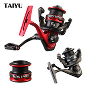 TAIYU kalarulli spinning 1000. seeria metallist pooliga ketrusratas Kaubad kalapüügiks Bass Carp Unload Force Alarm Püügirull