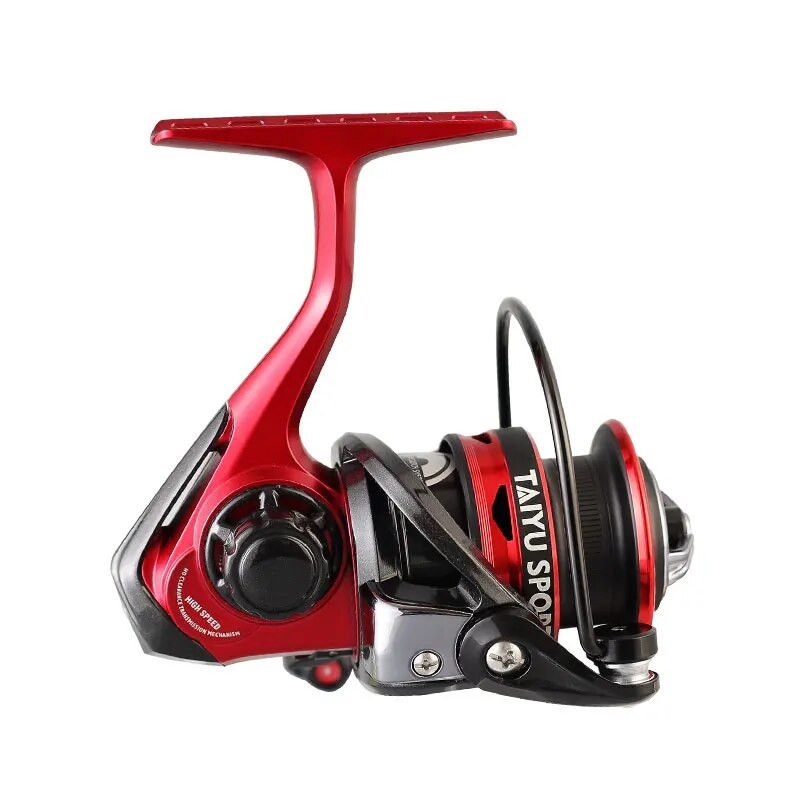 TAIYU makšķerēšanas spoles vērpšanas 1000. sērijas metāla spoles ritenīši Preces zvejai bass karpu izkraušanas spēka trauksmes makšķerēšanas spole