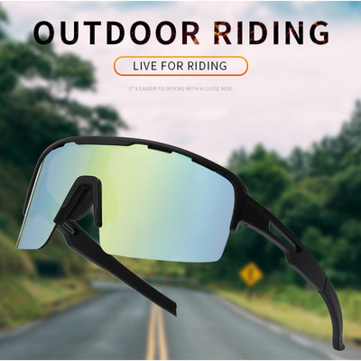 Polarized Cycling Sunglasses UV Protection Windproof Glasses for Men Women Polarized Lens Road Riding Bike Sport Glasses Eyewear