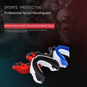 2023 Νέα επαγγελματική προστασία δοντιών Muay Thai EVA Boxing Mouthguard Sports Teeth Bracks Box Taekwondo Sanda Rugby Mouth Guard