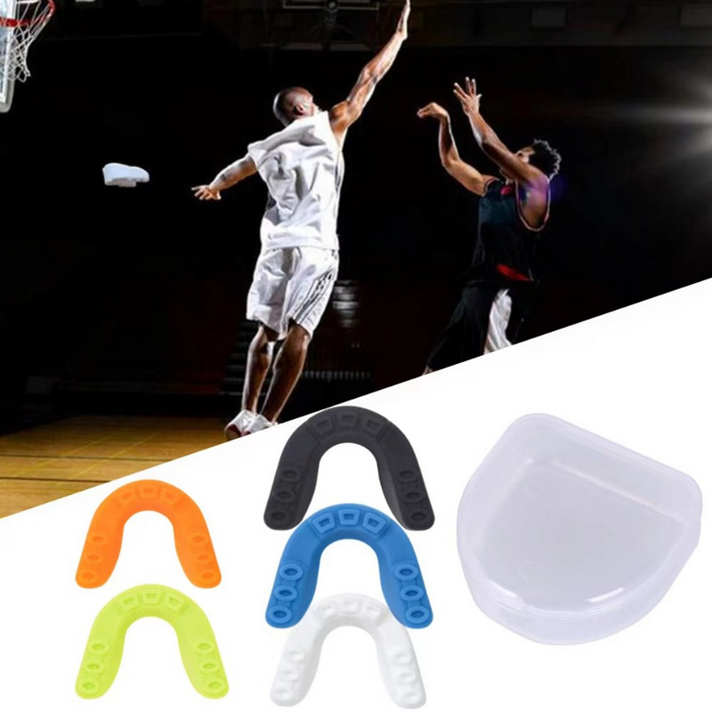 Sports Mouth Guard for Boxing Basketball Rugby Karate Προστατευτικό δοντιών EVA Προστασία δοντιών για ενήλικες παιδιά Προστασία δοντιών στοματικής προστασίας