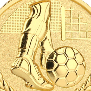 Μετάλλια ποδοσφαίρου Αθλητικά Μετάλλια Ψευδάργυρος Αγωνιστικό Ποδόσφαιρο Μετάλλια Ανθεκτική στη φθορά Συλλογή Χρυσό Ασημί Χάλκινο Σχολικό Προμήθειες