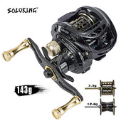 SOLOKING GBC200 Baitcasting Reel Ultralight BFS Reel Carbon body 6,5 ülekandearv 5KG Drag Power 7 Bearing Reel