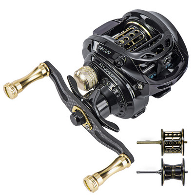 SOLOKING GBC200 Baitcasting Reel Ultralight BFS Reel Carbon body 6,5 ülekandearv 5KG Drag Power 7 Bearing Reel