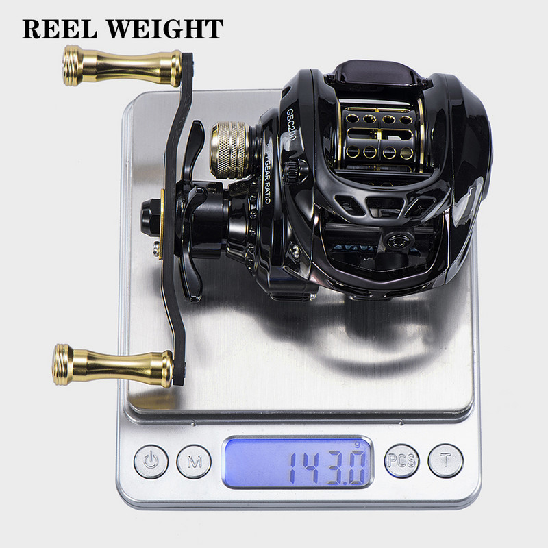 SOLOKING GBC200 Baitcasting Reel Ultralight BFS Reel Carbon body 6,5 ülekandearv 5KG Drag Power 7 Bearing Reel