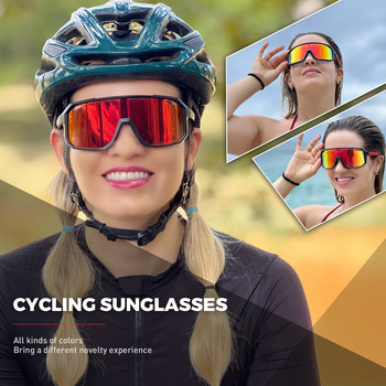 SCVCN Ποδηλατικά Γυαλιά Ανδρικά MTB Γυαλιά ηλίου Ποδηλασίας εξωτερικού χώρου Γυαλιά αθλητικού ποδηλάτου Γυναικεία γυαλιά ποδηλάτου δρόμου UV400 γυαλιά τρεξίματος