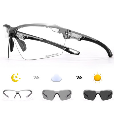 SCVCN Photochromic riteņbraukšanas brilles vīriešiem MTB riteņbraukšanas saulesbrilles sievietēm šosejas riteņbraukšanas brilles UV400 āra sporta skriešanas brilles
