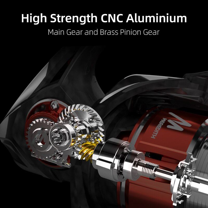 MEREDITH ZE Series Spin Finesse System Spinning Roel 5KG Max Drag 8BB+1RB 5,2:1 Αναλογία μετάδοσης 160g Βάρος καρούλι ψαρέματος