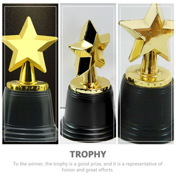 12 τμχ Miniature Star Trophy Παιδικά Μετάλλια Παιδικού Ποδοσφαίρου Παιδικά Τρόπαια Πλαστικό Έξοχο Βραβείο Τρόπαιο Κύπελλο