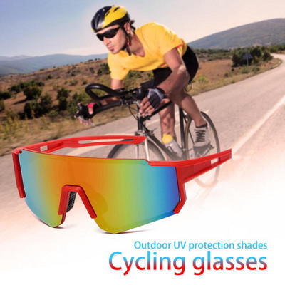 Velosipēdu riteņbraukšanas saulesbrilles Unisex šosejas velosipēdistu brilles kalnu velosipēdu brilles vīriešiem sievietēm āra sporta makšķerēšanai pārgājienu aizsargbrilles