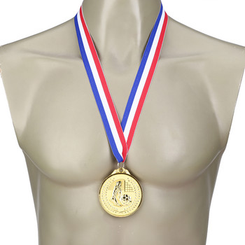 Ποδοσφαιρικοί Αγώνες Παιχνίδια Έπαθλα Μετάλλια Πρακτικός Σχολικός Αθλητισμός Αναμνηστικό Χρυσό Ασημένιο Χάλκινο Μετάλλιο για Αναμνηστικό Δώρο