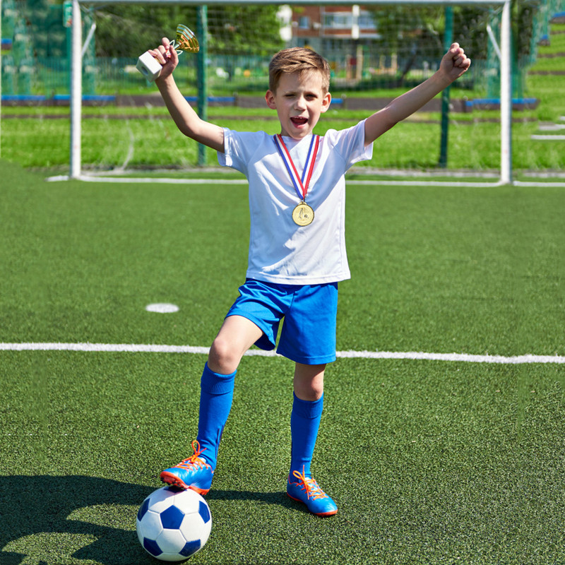 Ποδοσφαιρικοί Αγώνες Παιχνίδια Έπαθλα Μετάλλια Πρακτικός Σχολικός Αθλητισμός Αναμνηστικό Χρυσό Ασημένιο Χάλκινο Μετάλλιο για Αναμνηστικό Δώρο