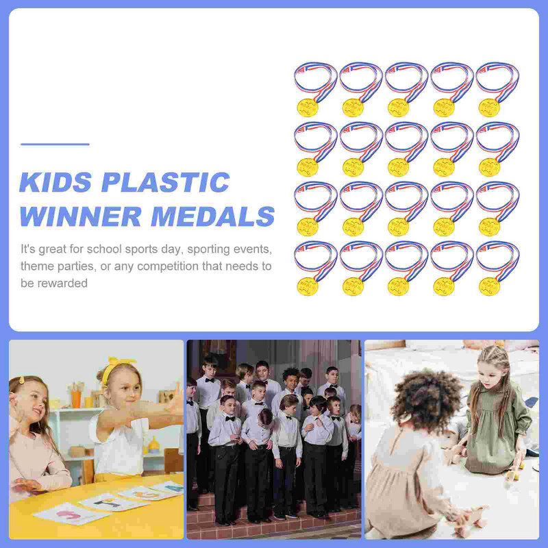 Medaliai Apdovanojimas Medalio laimėtojas Vaikai Sportas Auksas Plastikinė Vieta Žaislas Krepšinis Auksinis 1-asis Vaikų žaidimas Futbolo varžybos vaikams Top