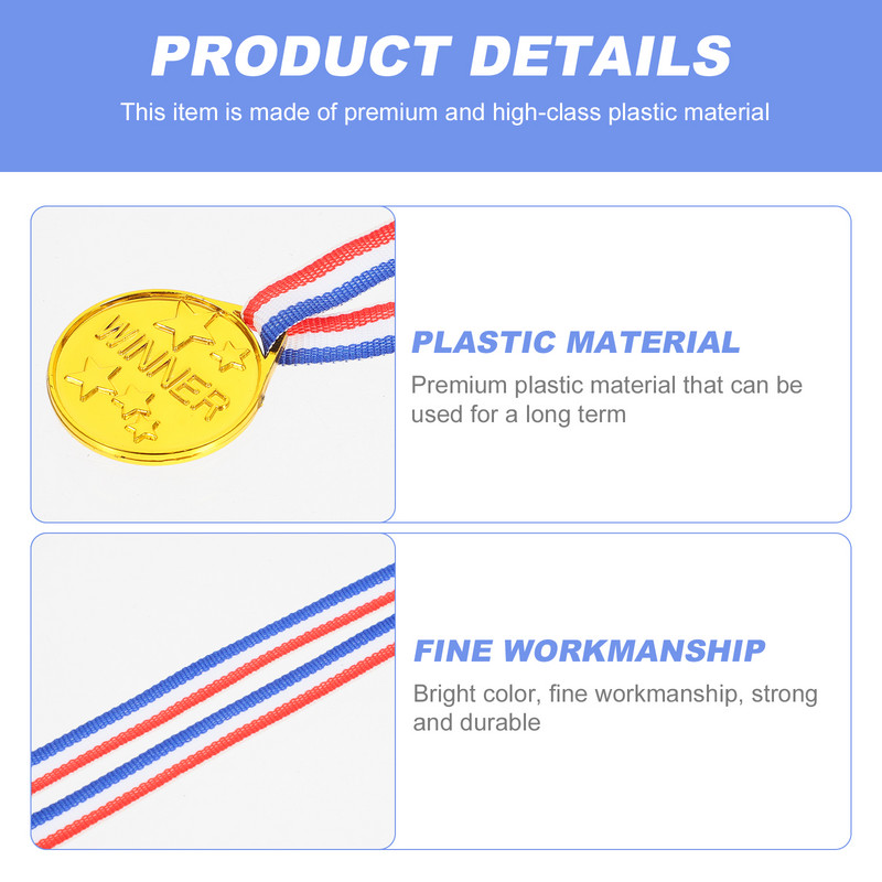 Medaliai Apdovanojimas Medalio laimėtojas Vaikai Sportas Auksas Plastikinė Vieta Žaislas Krepšinis Auksinis 1-asis Vaikų žaidimas Futbolo varžybos vaikams Top