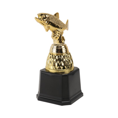 Zivju galda rotājumi futbola figūriņas Mini zivtiņas statuja zelta trofejas kauss basketbola trofeja lielā plastmasas trofeja balvas kausa trofeja