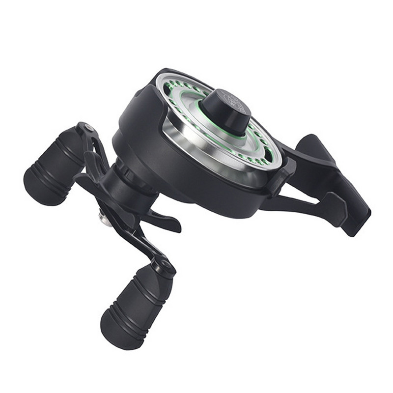 Metalltraadist tassi jääpüügirull parvepüügiratas eesmine püügiratas jääpüügiks