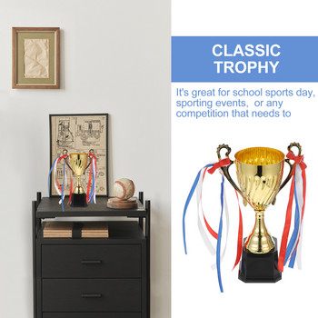 Trophy Cups Metal Sports Trophies Award Trophy Cup για τη νίκη Βραβείων Διαγωνισμοί Τελετή και Δώρο Ευγνωμοσύνης 24 5cm
