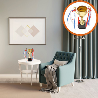 Trophy Cups Metal Sports Trophies Award Trophy Cup για τη νίκη Βραβείων Διαγωνισμοί Τελετή και Δώρο Ευγνωμοσύνης 24 5cm