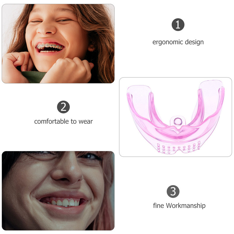 Ενηλίκων Mouthguard Hockey Mouthguard Teeth Braces Protector Gum Shield for Orthodontics Sports Boxing MMA Karate