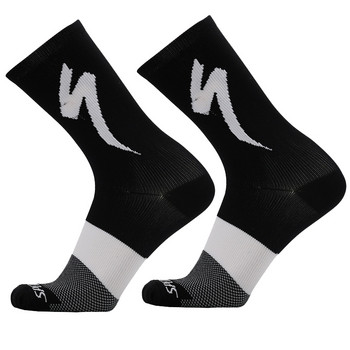 MTB Професионални чорапи за колоездене 2024 Нов специализиран чорап Мъжки Дамски велосипедни футболни чорапи Дишащи пътни чорапи Спортни състезателни чорапи
