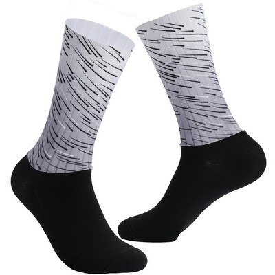 2023 New Bike Team Aero Socks Bezšuvju pretslīdes riteņbraukšanas zeķes šosejas velosipēdu zeķes āra sacīkšu velosipēdu zeķes