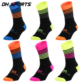 DH SPORTS Професионални чорапи за колоездене High cool високи чорапи за планинско колоездене Спорт на открито Разпродажба на компресионни чорапи Чорапи за бягане Разпродажба