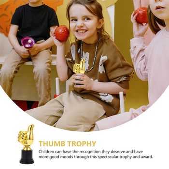 Kids Awesome Trophy σε σχήμα αντίχειρα Sports Kids Award Creative Trophy Cup Διακοσμητικό μοντέλο τρόπαιο για παιδιά Αθλητικό βραβείο