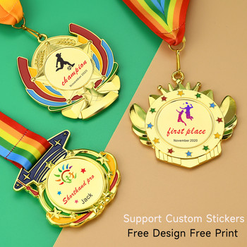 1 τεμ Παιδικό μετάλλιο Παιδί Χρυσά μετάλλια Νικητής Βραβείο Μετάλλια Παιδικό Πάρτι Βραβείο Παιχνίδι Βραβεία Μετάλλιο Σχολικά Αθλητικά Αναμνηστικά Δώρο