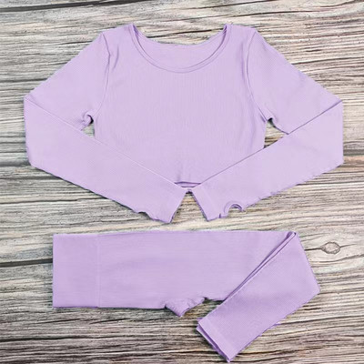 Valged joogakomplektid õmblusteta naiste jõusaalikomplekt, 2/3/4 tükki joogaülikonnad riided, naiste soonikkoes Aktiivrõivad Fitness Sportlikud rõivad naisterahvas