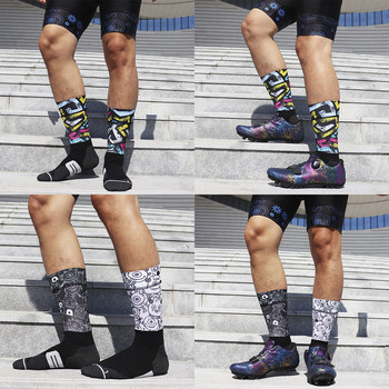 Чорапи Спортни противоплъзгащи велосипедни компресионни професионални чорапи за велосипеди Мъже и жени Улични спортни чорапи Състезателни чорапи за колоездене