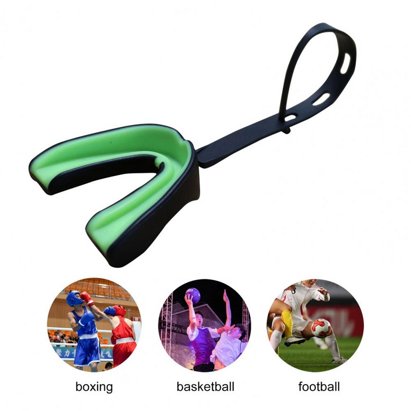 Boksački štitnik za zube, naramenica koja slobodno diše, otporna na habanje, bez mirisa, štitnik za zube za nogomet