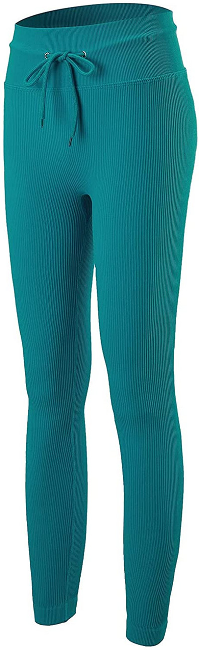 Sieviešu jogas komplekts bezšuvju 2 gab. Divdaļīgs Crop Tops ar garām piedurknēm legingi Treniņa apģērbs Valkājiet fitnesa Apģērbi Sporta kostīmi Trenažieru zāles komplekti