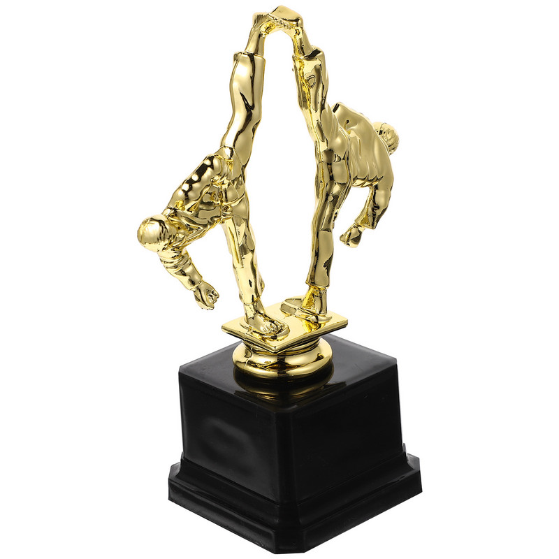 Taekwondo Trophy jalgpallimedalid, lastepidu, võistluslaua turniiri võitja auhind plastist tähistamise karikas, lasteauhinna kingitus