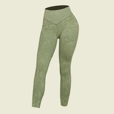 Set de yoga fără sudură, spălat cu nervuri, crop top, cămașă pentru femei, jambiere, ținută din două piese, îmbrăcăminte de antrenament, costum de gimnastică, seturi sport, haine